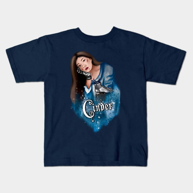 Cinder (the Lunar Chronicles) Kids T-Shirt by Imaginelouisa